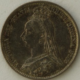 SIXPENCES 1891  VICTORIA  NEF