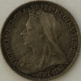 SIXPENCES 1898  VICTORIA  GVF