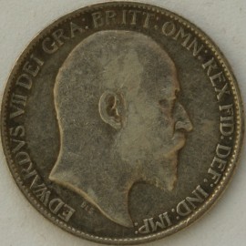 SIXPENCES 1905  EDWARD VII VERY SCARCE NVF