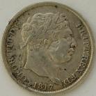 SHILLINGS 1817  GEORGE III RRITT RARE VF