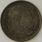 SHILLINGS 1820  GEORGE III NVF