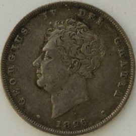 SHILLINGS 1826  GEORGE IV  NVF