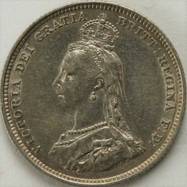 SHILLINGS 1887  VICTORIA JUBILEE HEAD  GEF