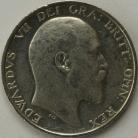 SHILLINGS 1909  EDWARD VII SCARCE NVF