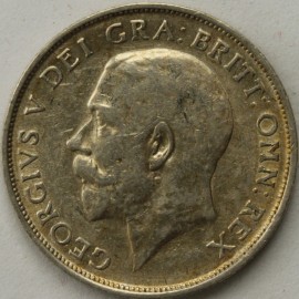 SHILLINGS 1919  GEORGE V SCARCE NEF