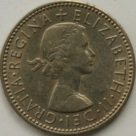 SHILLINGS 1958  ELIZABETH II ENG VERY SCARCE NUNC LUS