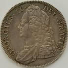 CROWNS 1743  GEORGE II ROSES GEF/EF