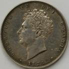 HALF CROWNS 1828  GEORGE IV VERY RARE GVF