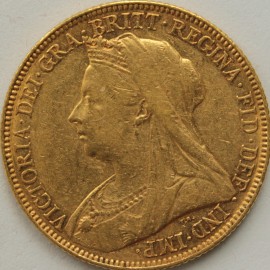 SOVEREIGNS 1901  VICTORIA OLD HEAD MELBOURNE GVF