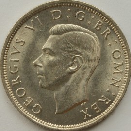 HALF CROWNS 1937  GEORGE VI  BU