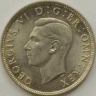 HALF CROWNS 1938  GEORGE VI  UNC LUS