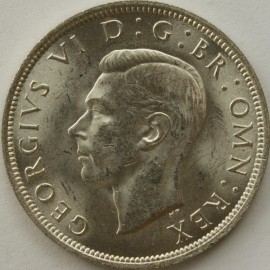 HALF CROWNS 1940  GEORGE VI  BU