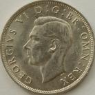 HALF CROWNS 1943  GEORGE VI BU