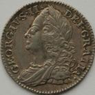 SIXPENCES 1751  GEORGE II OLD HEAD PLAIN RARE GEF