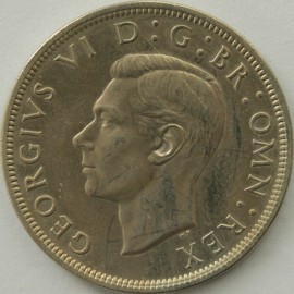 HALF CROWNS 1951  GEORGE VI PROOF FDC T