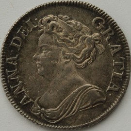 SHILLINGS 1711  ANNE 4TH BUST UNC T