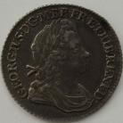 SHILLINGS 1723  GEORGE I 1ST BUST SSCO GEF