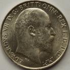 FLORINS 1909  EDWARD VII SCARCE BU