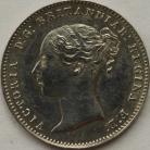THREEPENCES SILVER 1852  VICTORIA EXTREMELY RARE UNC LUS