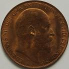 PENNIES 1907  EDWARD VII BU