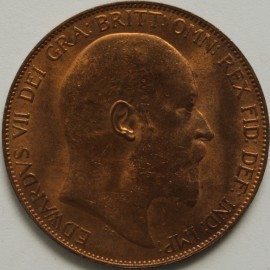 PENNIES 1907  EDWARD VII  BU