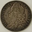 HALF CROWNS 1746  GEORGE II LIMA GVF/NEF