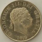 HALF CROWNS 1819  GEORGE III BU