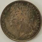 HALF CROWNS 1821  GEORGE IV LAUREATE HEAD MINT STATE MS