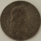 CROWNS 1662  CHARLES II 1ST BUST NO ROSE NVF/GVF