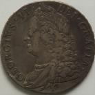 CROWNS 1750  GEORGE II OLD HEAD QUARTO VF