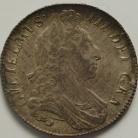 CROWNS 1700  WILLIAM III 3RD BUST DVODECIMO SUPERB TONED UNC