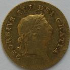 HALF GUINEAS 1808  GEORGE III GEORGE III 7TH HEAD SCARCE NVF/GVF