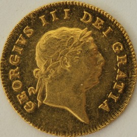 HALF GUINEAS 1809  GEORGE III GEORGE III 7TH HEAD GVF/NEF