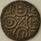 KINGS OF MERCIA 757 -796 OFFA PENNY LIGHT COINAGE LONG CROSS BUTONNEE CANTERBURY EOBA VERY RARE NEF