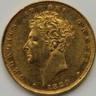 SOVEREIGNS 1829  GEORGE IV GEORGE IV GEF