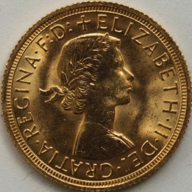 SOVEREIGNS 1963  Elizabeth II  BU