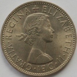 FLORINS 1955  ELIZABETH II SCARCE UNC LUS