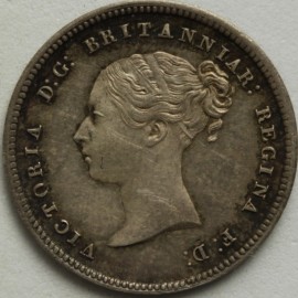 MAUNDY FOURPENCES 1847  VICTORIA  FDC.T.