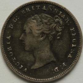 MAUNDY FOURPENCES 1847  VICTORIA  GVF