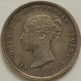 MAUNDY FOURPENCES 1850  VICTORIA  GEF