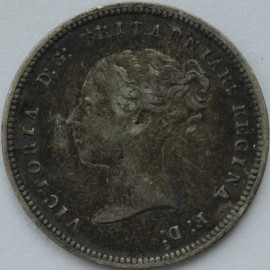 MAUNDY FOURPENCES 1850  VICTORIA  GVF