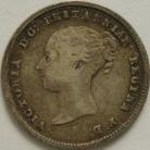 MAUNDY FOURPENCES 1854  VICTORIA NVF