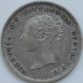 MAUNDY FOURPENCES 1858  VICTORIA  GVF