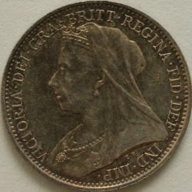 MAUNDY FOURPENCES 1901  VICTORIA  FDC T