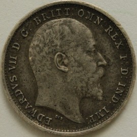 MAUNDY FOURPENCES 1902  EDWARD VII  UNC T