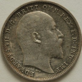 MAUNDY FOURPENCES 1903  EDWARD VII  GEF