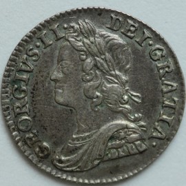 MAUNDY TWOPENCES 1746  GEORGE II  EF