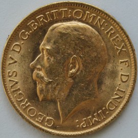 SOVEREIGNS 1913  GEORGE V LONDON GEF