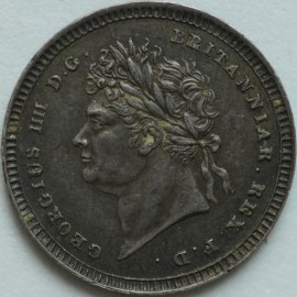 MAUNDY TWOPENCES 1824  GEORGE IV  UNC.T.