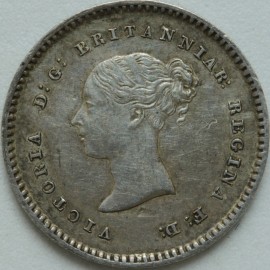 MAUNDY TWOPENCES 1839  VICTORIA  EF